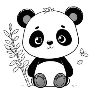 kleurplaat panda (47)