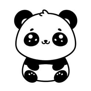 kleurplaat panda (49)