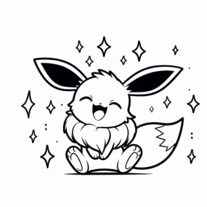 kleurplaat-pokemon-eevee (75)