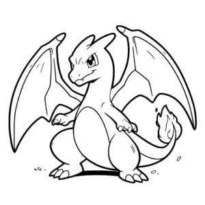 charizard para colorear