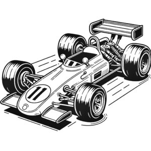 raceauto kleurplaat (15)