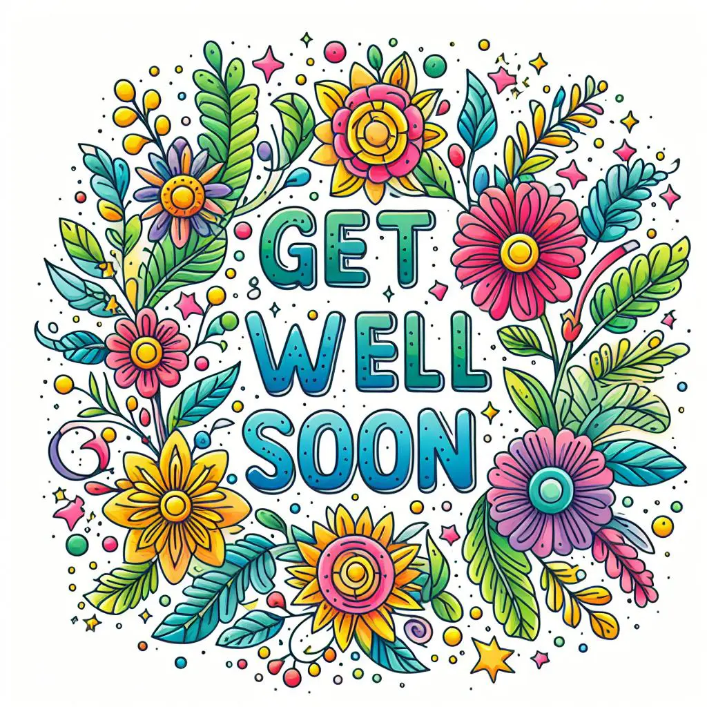 Get well soon coloring page - Coloring pages Child