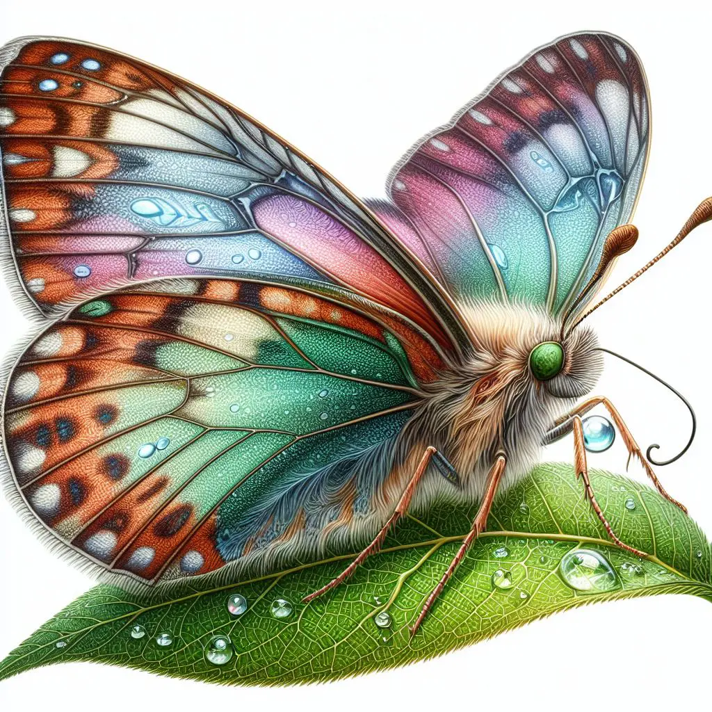Vlinder tekening-kleurplaten-kind