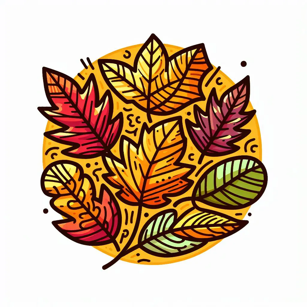 Kleurplaat herfstbladeren-kleurplaten-kind