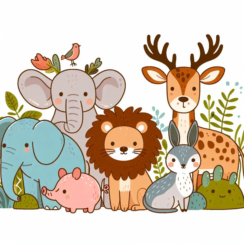 Coloring page wild animals-coloring-pages-child