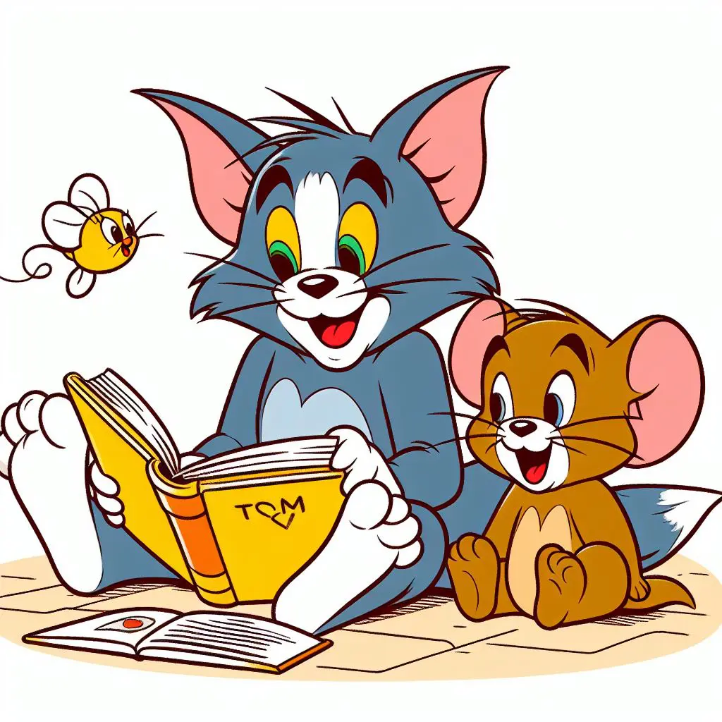 Tom en jerry kleurplaat Kleurplaten Kind