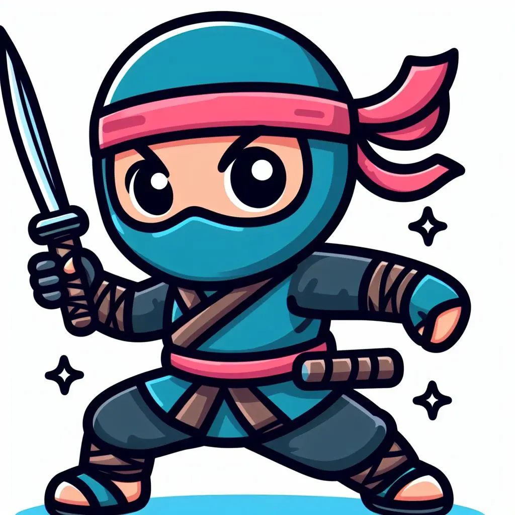 Kleurplaat ninja-kleurplaten-kind