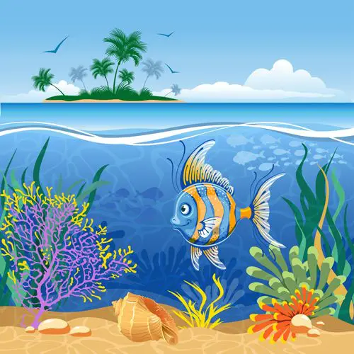 Kleurplaat onderwaterwereld-kleurplaten-kind