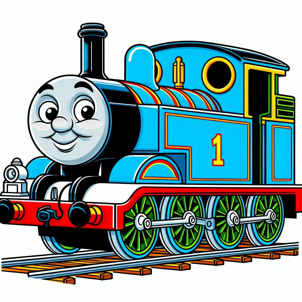 thomas para colorear