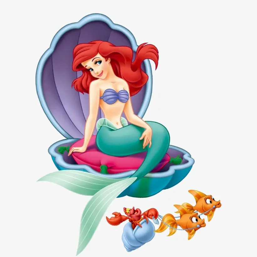Kleurplaat Ariel zeemeermin-kleurplaten-kind