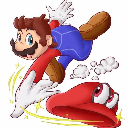 Coloring page mario odyssey coloring pages child