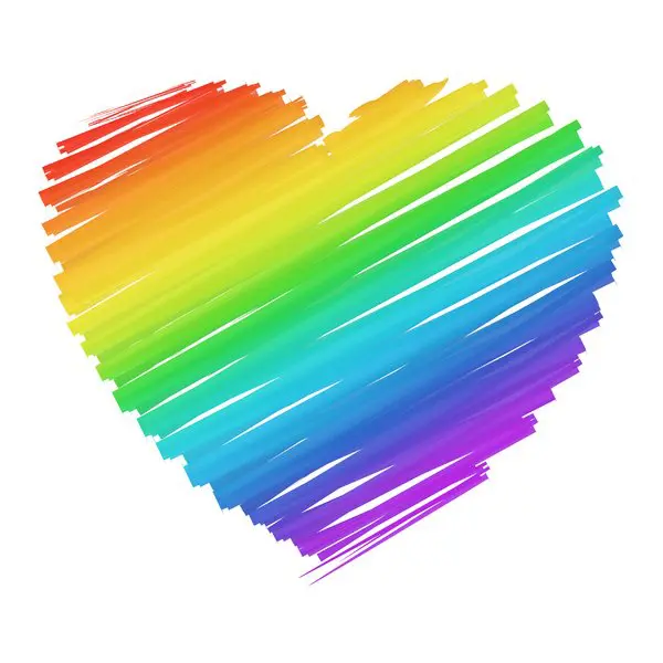 Kleurplaat regenboog hartje-kleurplaten-kind
