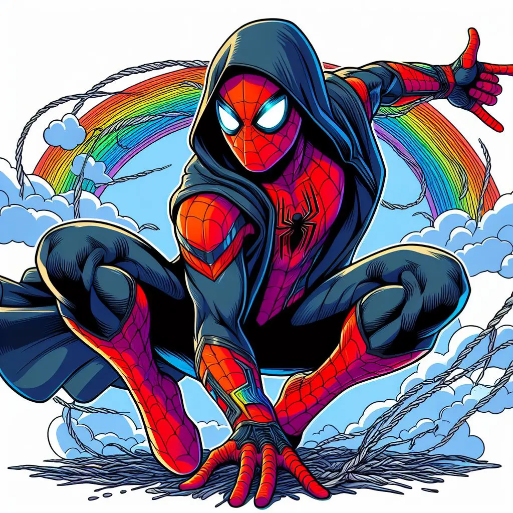 Kleurplaten Spiderman-kleurplaten-kind