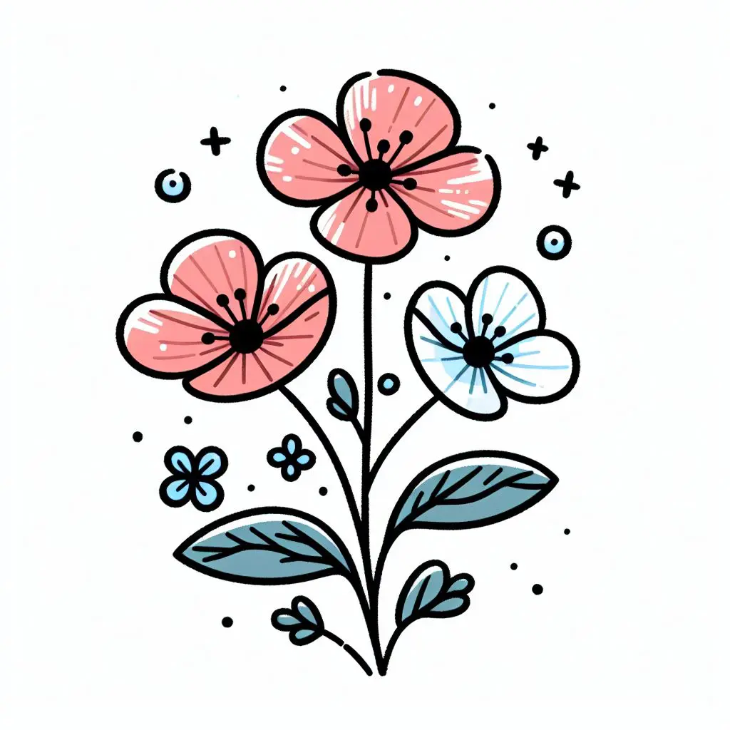Dibujos para colorear flores-paginas-para-colorear-niño