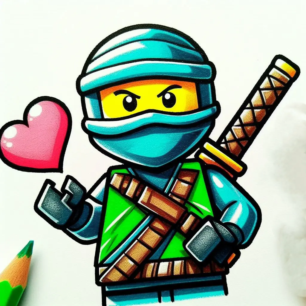 Dibujos para colorear Ninjago Kleurplaten Kind