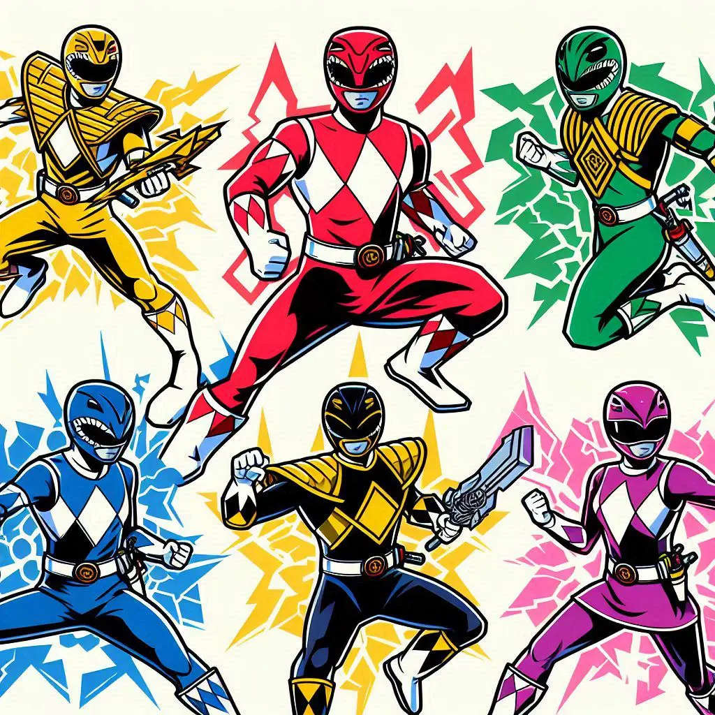 Desenhos de Power Rangers para colorir - Desenhos para colorir Criança