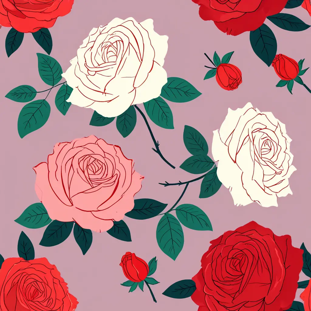 Coloriages de roses Kleurplaten Kind
