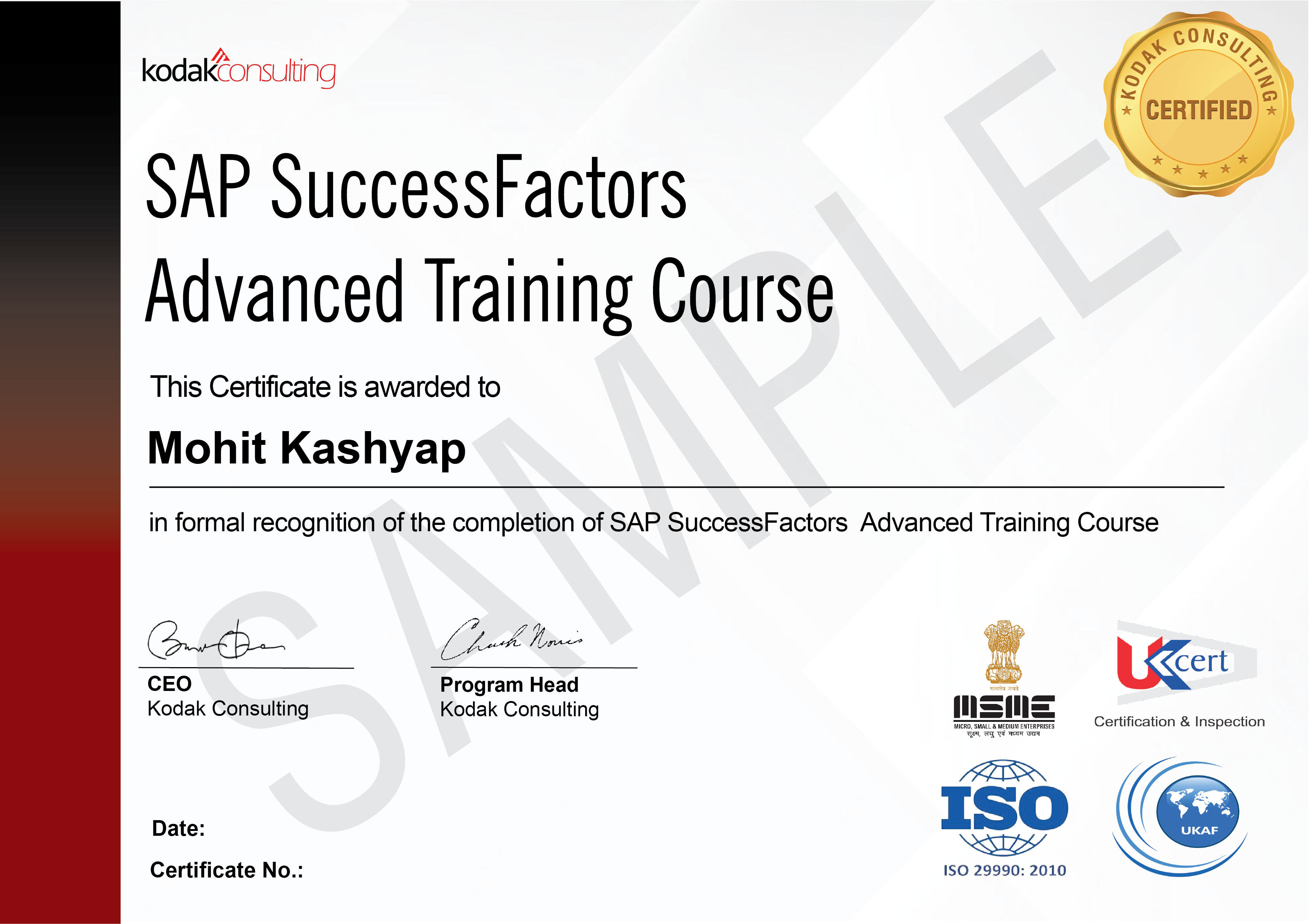 Learn SAP SuccessFactors Recruiting with Kodak Consulting