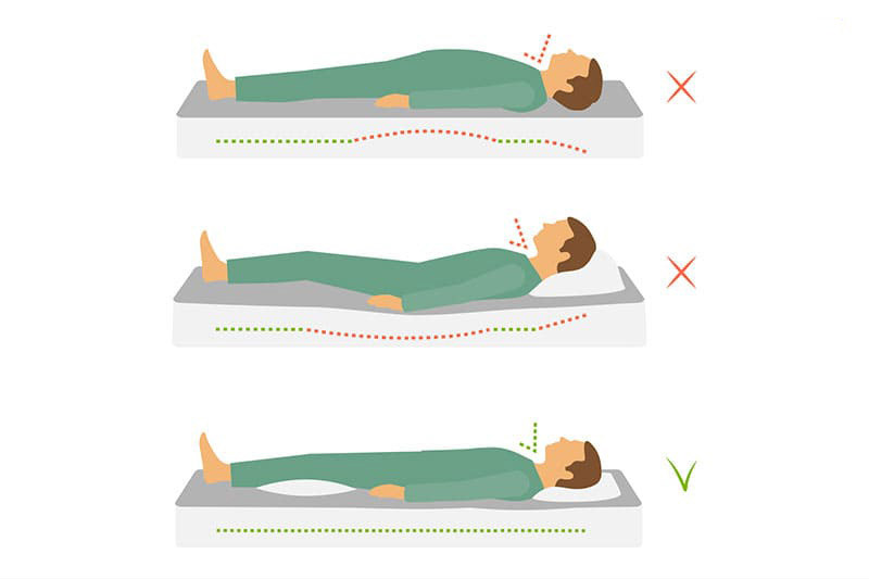Tư thế nằm giảm đau đầu đơn giản nhưng có hiệu quả cao