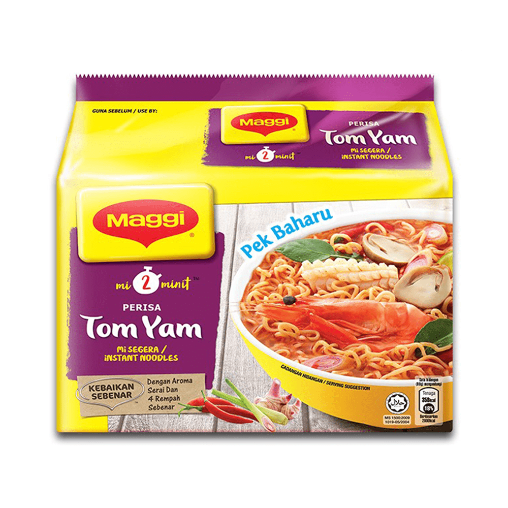 Maggi 2-Minn Tomyam 12 x 5 pcs x 80g