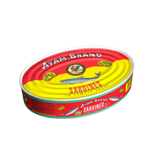 Ayam Brand Sardines in Tomato Sauce 24 Oval Can x 425g