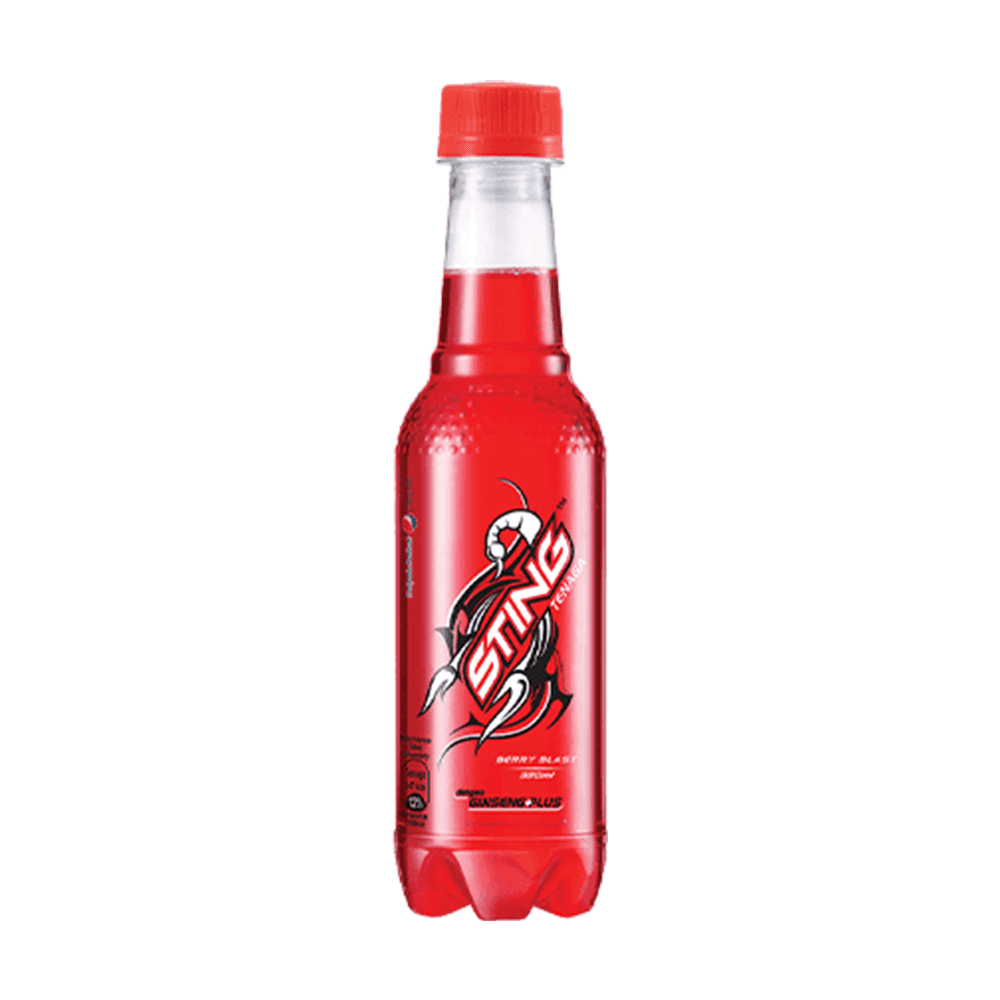 Sting Energy Drink Strawberry PET 24 Bottle x 330ml