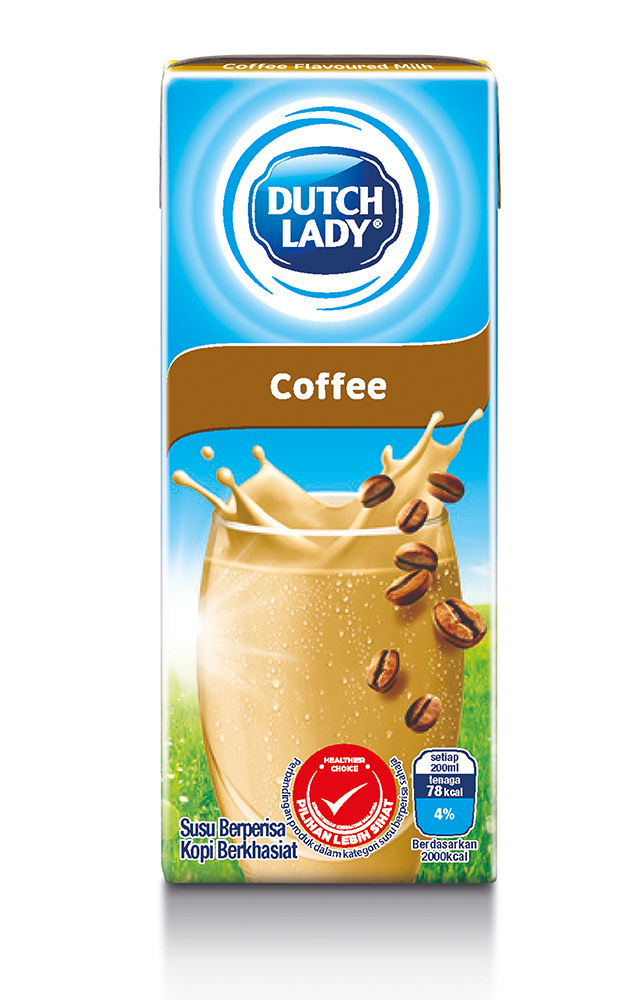 Dutch Lady Coffee Milk 24 Tetra x 200ml