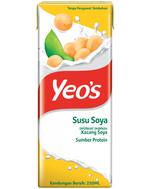 Yeo's Soya Bean 4 x 6 pcs x 250ml