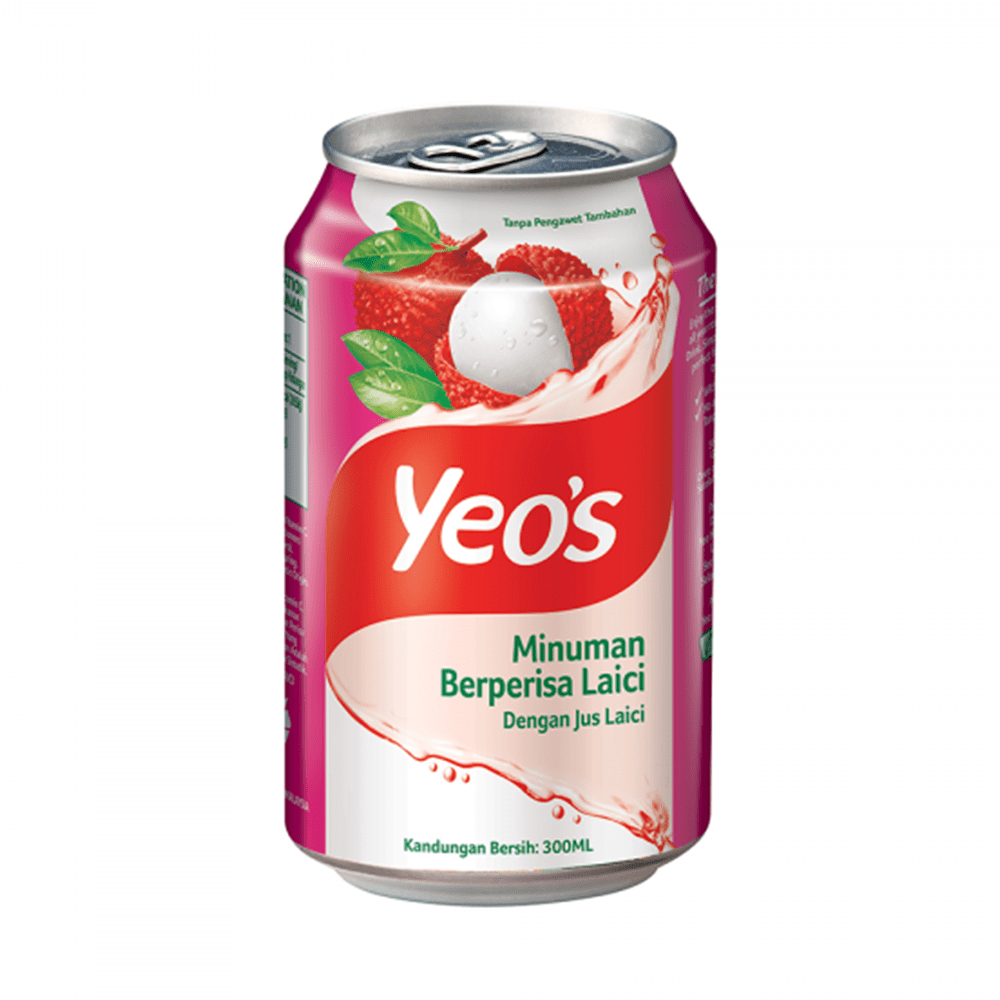 Yeo's Lychee 24 Can x 300ml