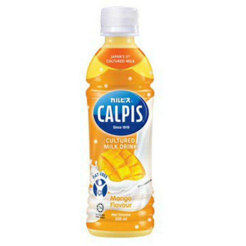 Calpis Smooth Mango Flavour Cultured Milk Drink 24 Bottle x 350ml