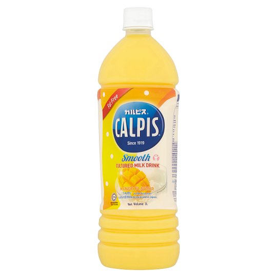 Calpis Smooth Mango Flavour Cultured Milk Drink 12 Bottle x 1L