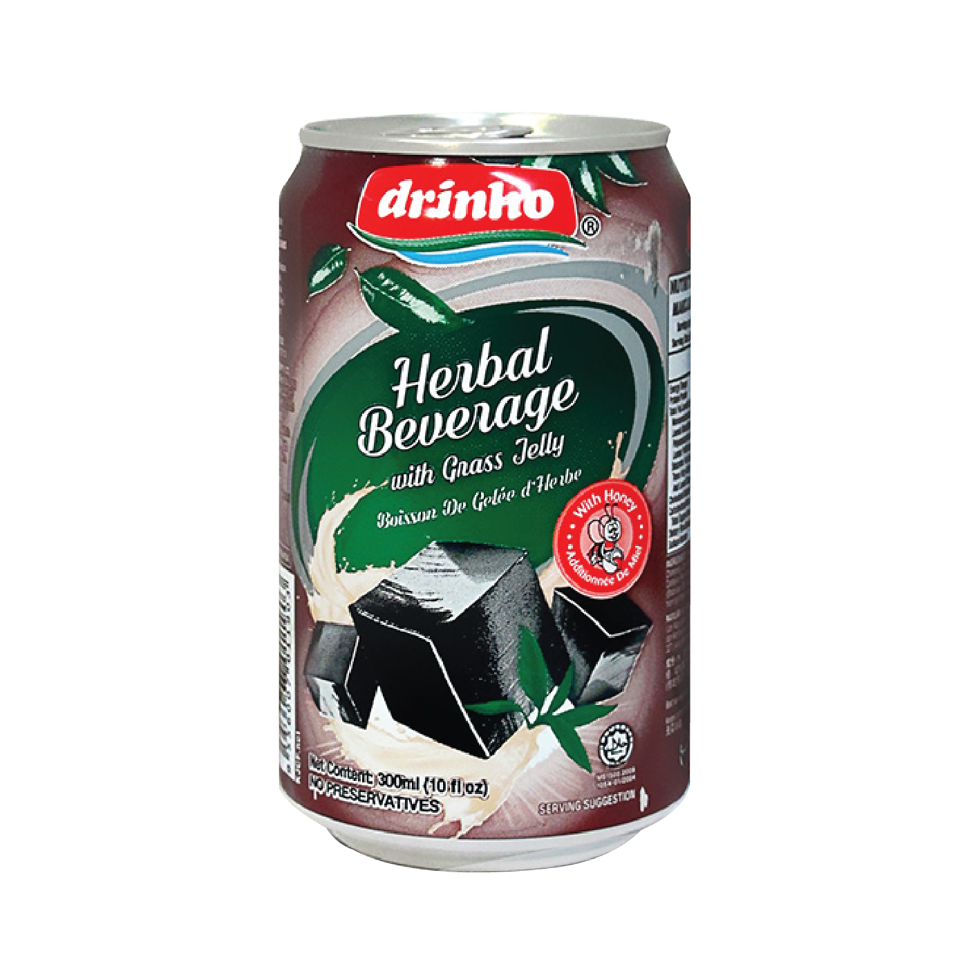 Drinho Herbal Beverage with Grass Jelly 24 Tetra x 300ml