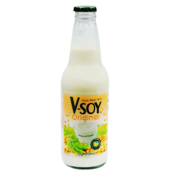 Vsoy Soya Bean Milk Original 4 x 6 Bottle x 300ml