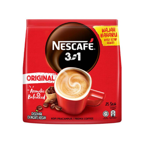 Nescafe 3 in 1 Original 24 x 25 sticks x 18g