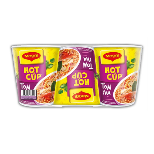Maggi Hot Cup Tomyam Pek Jimat 9 x 6 Cup x 60g