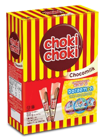 Choki Choki Chocomilk Paste 12 x 5 sticks x 9g