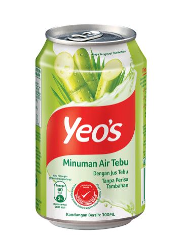 Yeo's Sugar Cane 24 Can x 300ml