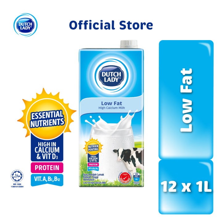 Dutch Lady Chocolate Milk 12 Tetra x 1L
