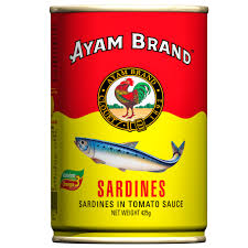 Ayam Brand Sardines in Tomato Sauce 100 Can x 155g