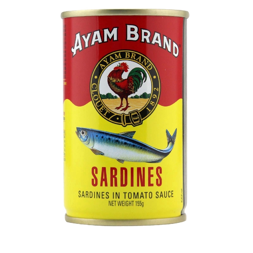 Ayam Brand Sardines in Tomato Sauce (100 x 155g)