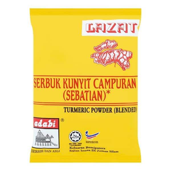 Adabi Serbuk Kunyit 10 x 10 Pack x 100g