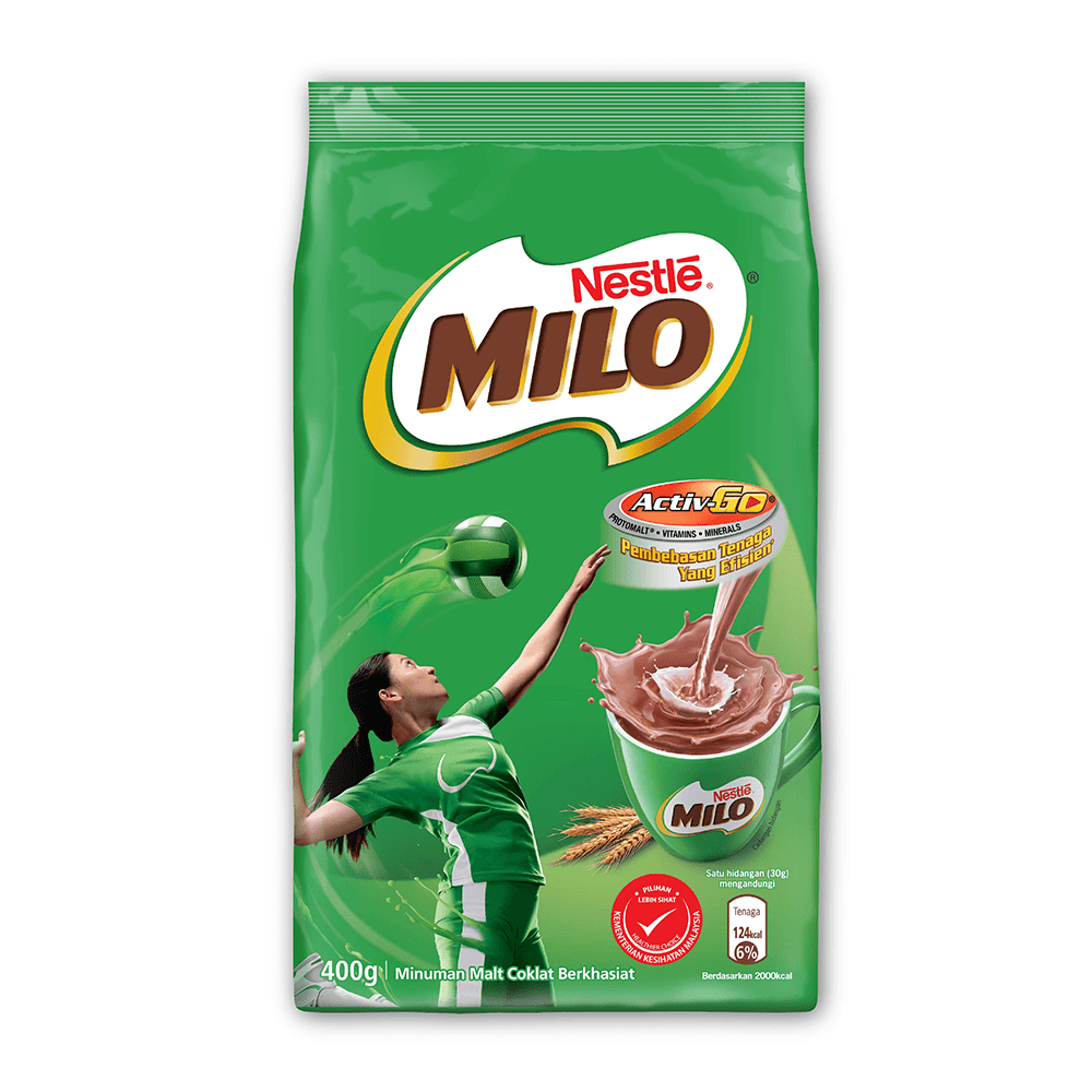 Milo Soft Pack 24 Pack x 400g