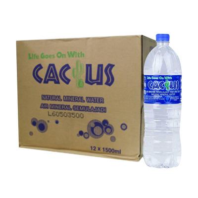 Cactus Mineral Water 12 Bottle x 1.5L