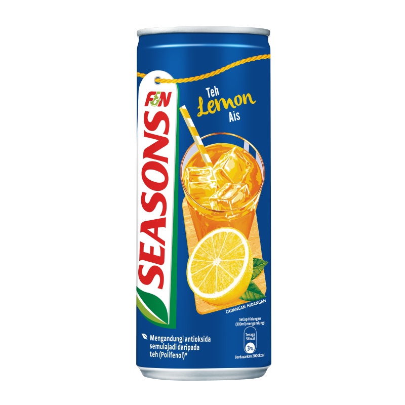 F&N Seasons Ice Lemon Tea Can (300ml x 24)