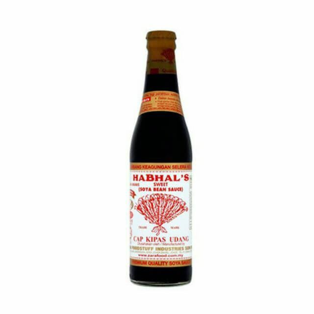 Habhal's Kicap Manis 345ml Cap Kipas Udang x 24