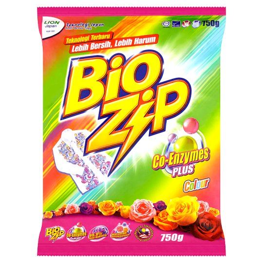 Bio Zip Colour Powder Detergent 750g x 24