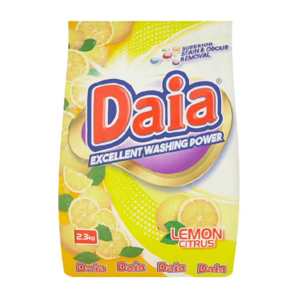 Daia Detergent Powder Lemon Citrus 6X2.3kg