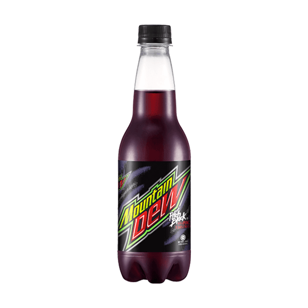 Mountain Dew Pitch Black 400ml x 24