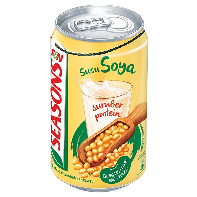 F&N Seasons Soya Can 300ml x 24