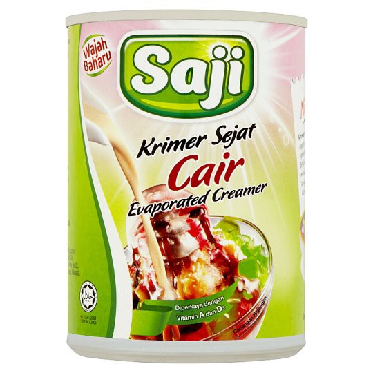 Saji Creamer Evaporated 390g X 48 Tins